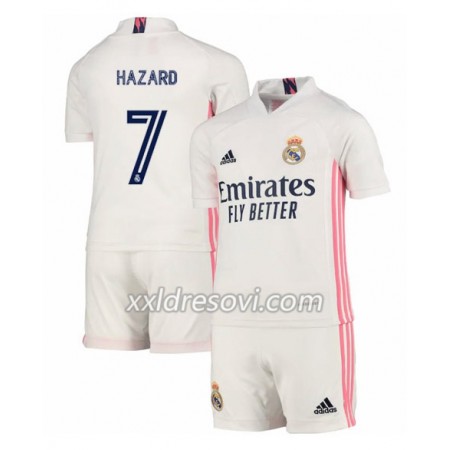 Real Madrid Eden Hazard 7 Domaći Dječji Komplet Dresovi za Nogomet 2020-2021 (+ kratke hlače)